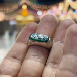 انگشتر عقیق سبز خراسان «ح‌س‌ی‌ن» - Image 5