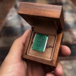 انگشتر عقیق سبز «حسین» - Image 6