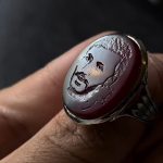 انگشتر عقیق «تصویر شهید همّت» - Image 2