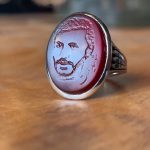 انگشتر عقیق «تصویر شهید همّت»