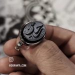 انگشتر عقیق مشکی ذکر«حسین» - Image 6