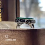 انگشتر عقیق سبز خراسان «اباعبدالله الحسین» - Image 3