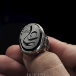 انگشتر عقیق مشکی «امیرالمومنین» - Image 3