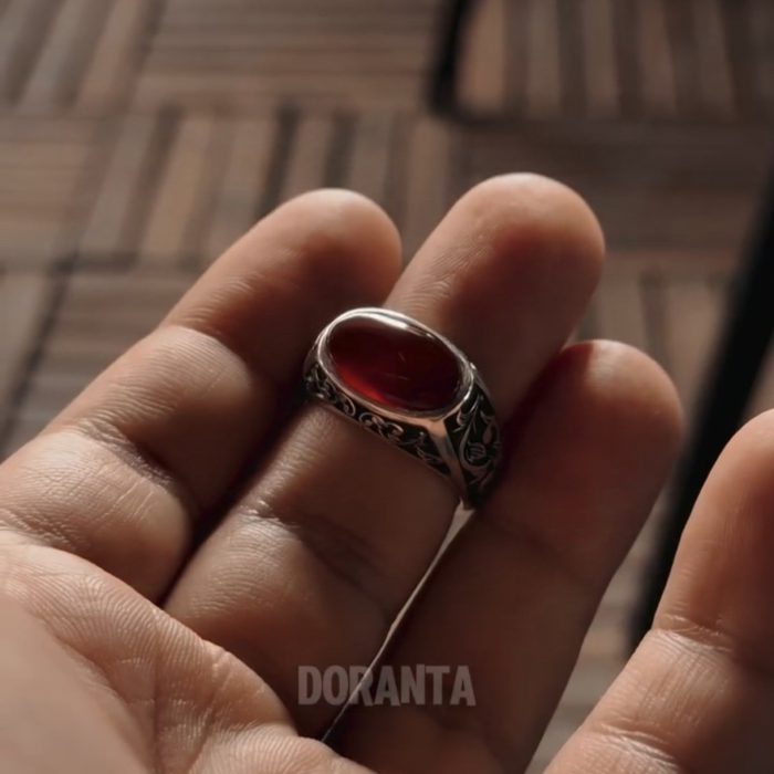 انگشتر عقیق ناب یمن - Image 4