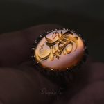 انگشتر دستساز تایپوگرافی العباس - Image 2