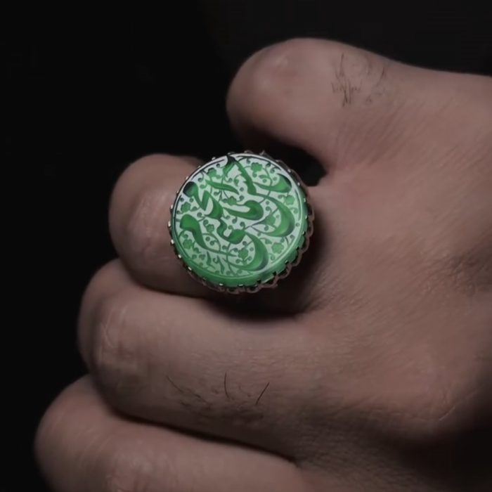 انگشتر عقیق سبز امام حسن مجتبی - Image 2