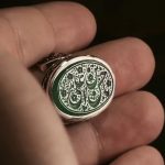 انگشتر اقتصادی عقیق سبز بحرینی - Image 3