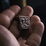 انگشتر تمام نقره نقطه امیری حسین - Image 3