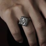 انگشتر تمام نقره نقطه “نسخه دوم” - Image 3