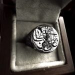 انگشتر تمام نقره “یدالله”