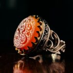 انگشترعقیق یمن دورنگ حسین مظلوم - Image 3