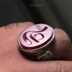 انگشتر عقیق سرخ بحرینی لایت (اقتصادی) - Image 2