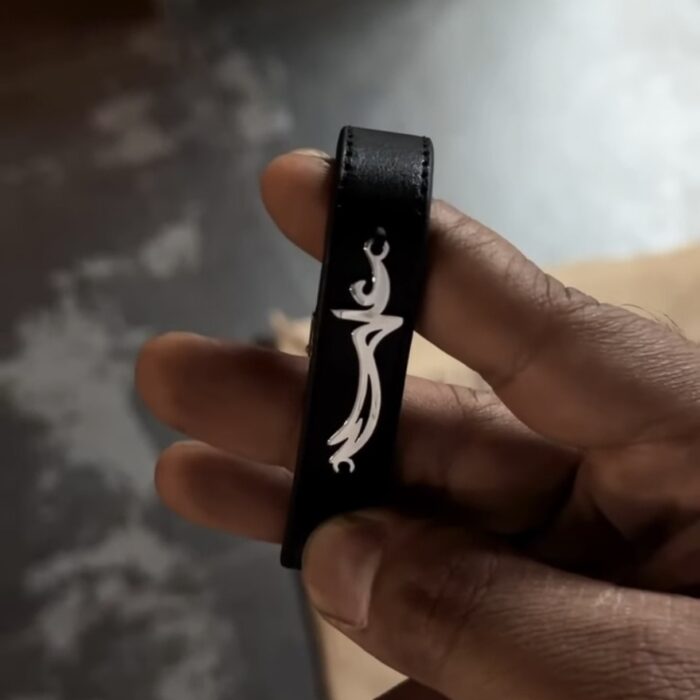 دستبند چرم ذوالفقار مولا - Image 4