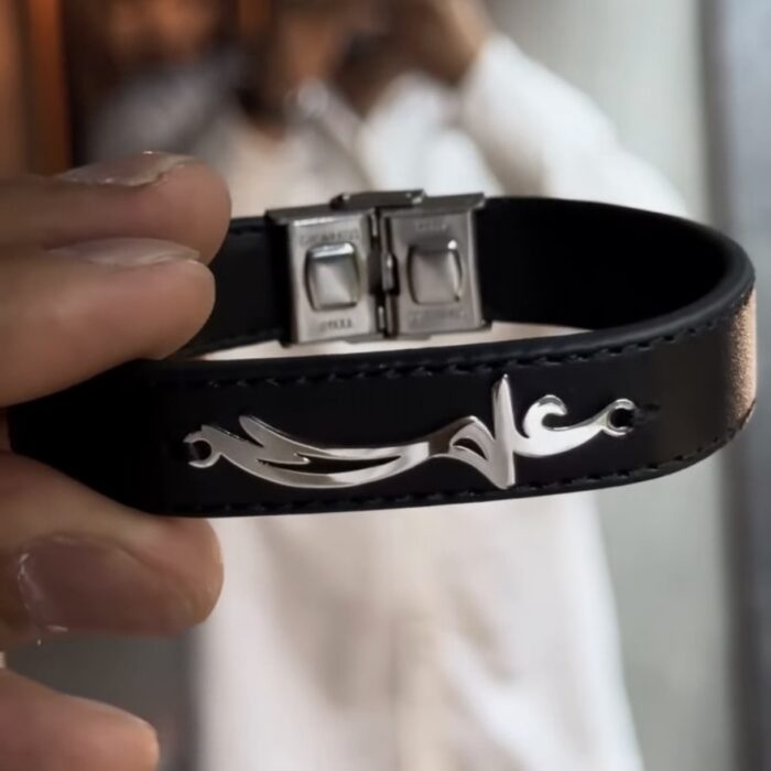 دستبند چرم ذوالفقار مولا - Image 2