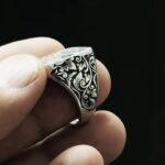 انگشتر تمام نقره مع الحق - Image 4